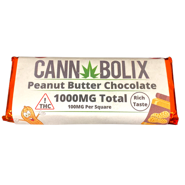 1000MG Peanut Butter Chocolate Bar